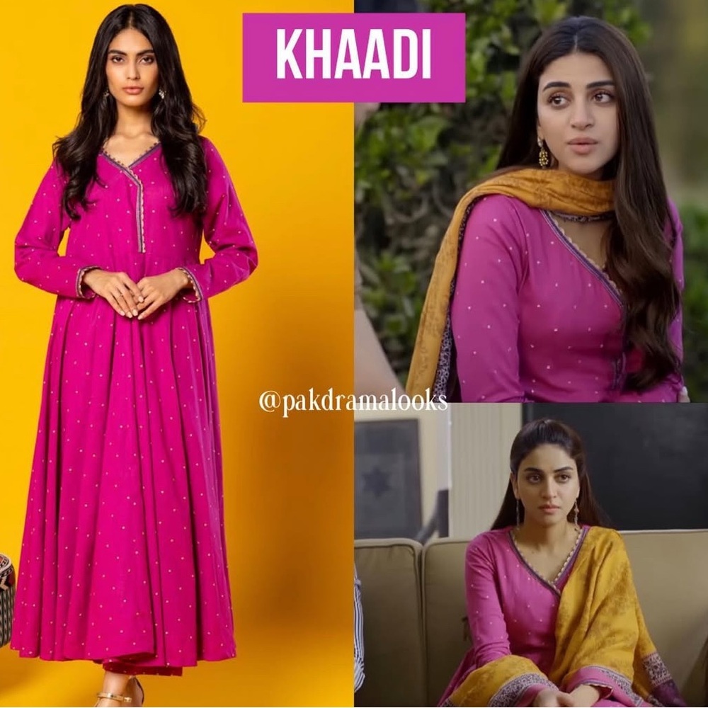 Khaadi - Pink Anarkali